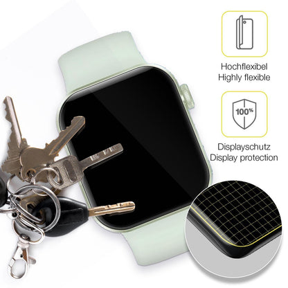 2x 3D Full Cover Schutzfolie für DDXCAW Smartwatch (3)