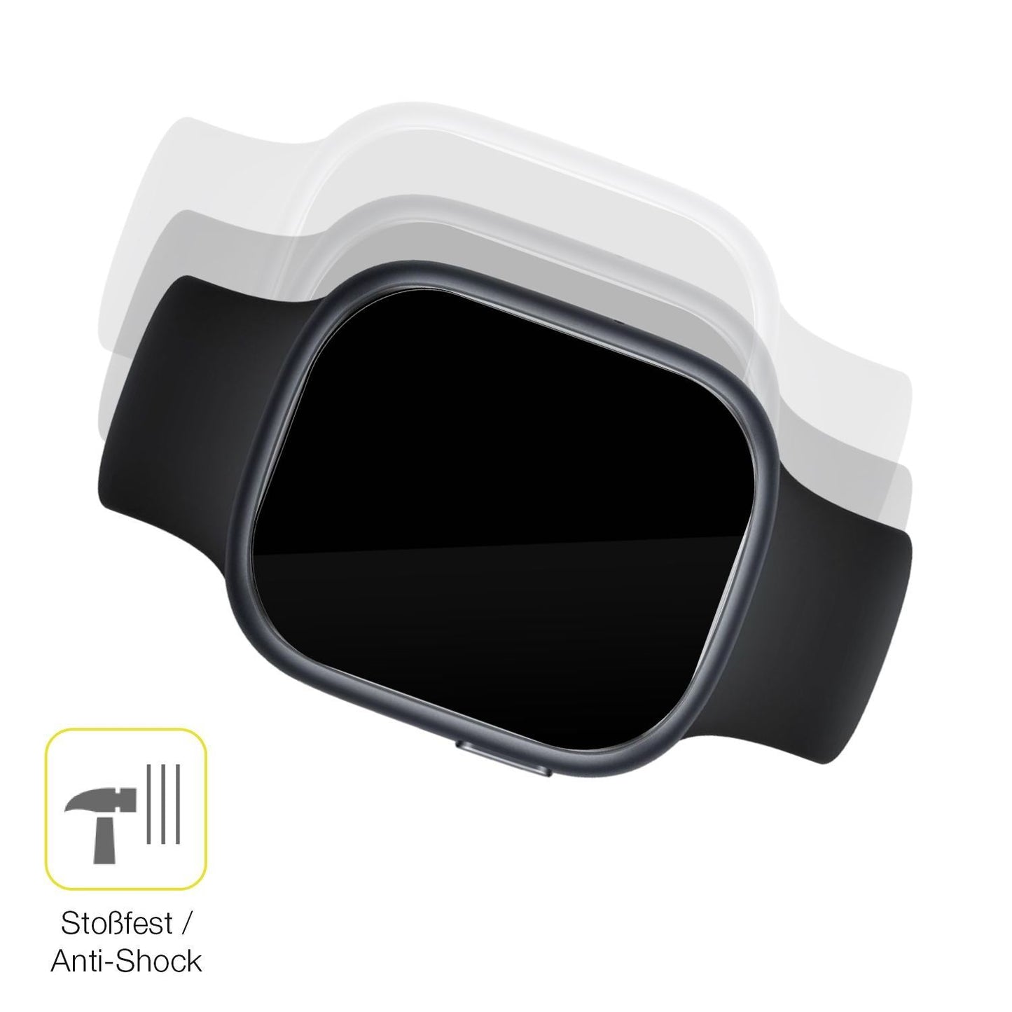 2x 3D Full Cover Schutzfolie für Rollme S1 Smartwa (4)