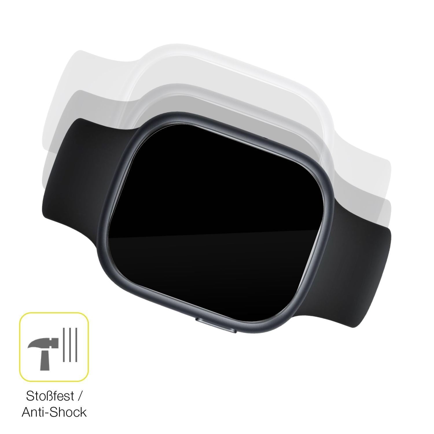 2x 3D Full Cover Schutzfolie für Rollme S1 Smartwa (4)