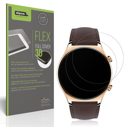 2x Full Cover Schutzfolie matt für Honor Watch GS  (1)