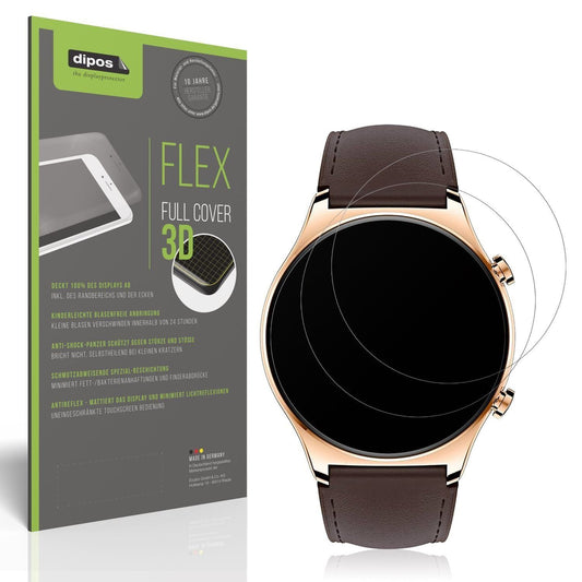 2x Full Cover Schutzfolie matt für Honor Watch GS  (1)