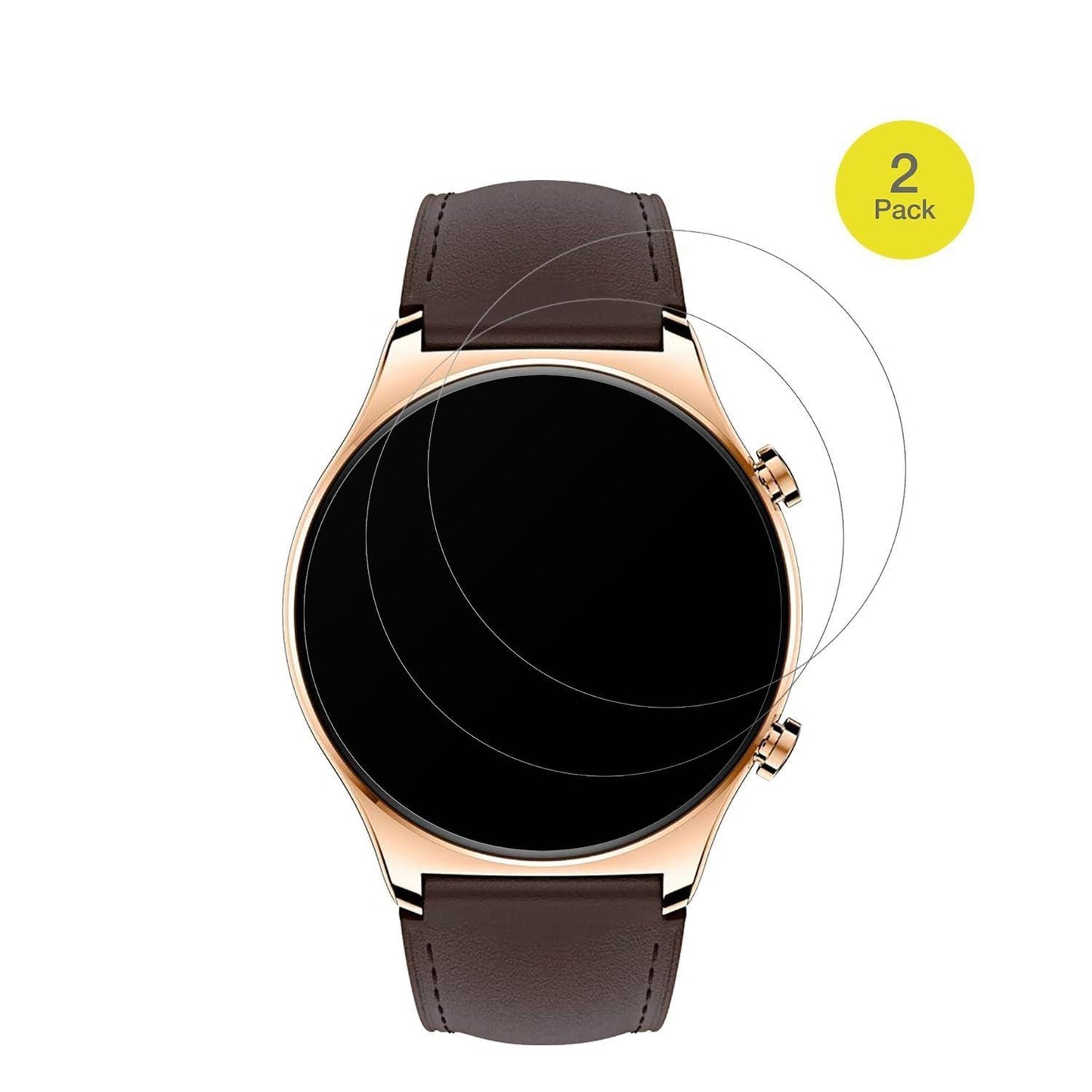 2x Full Cover Schutzfolie matt für Honor Watch GS  (2)