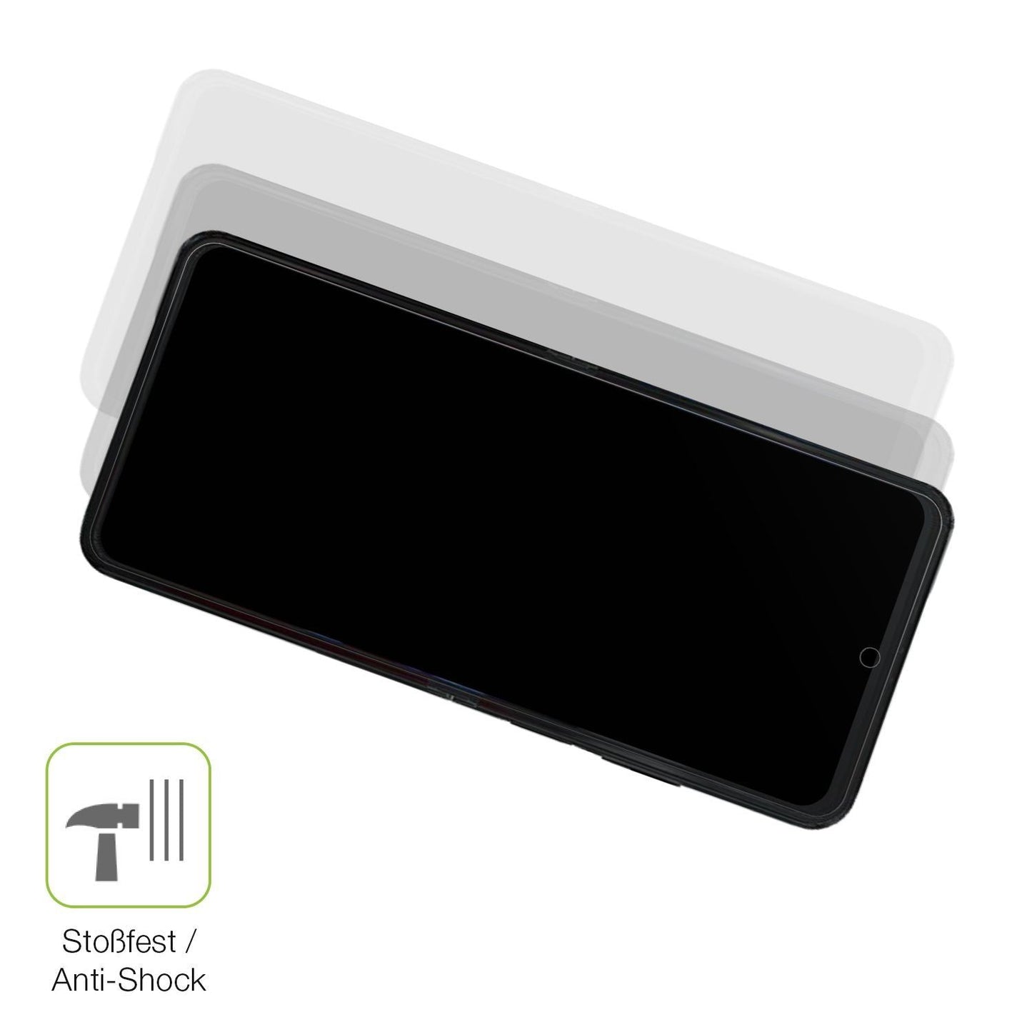 2x Full Cover Schutzfolie matt für ZTE Nubia Flip  (4)