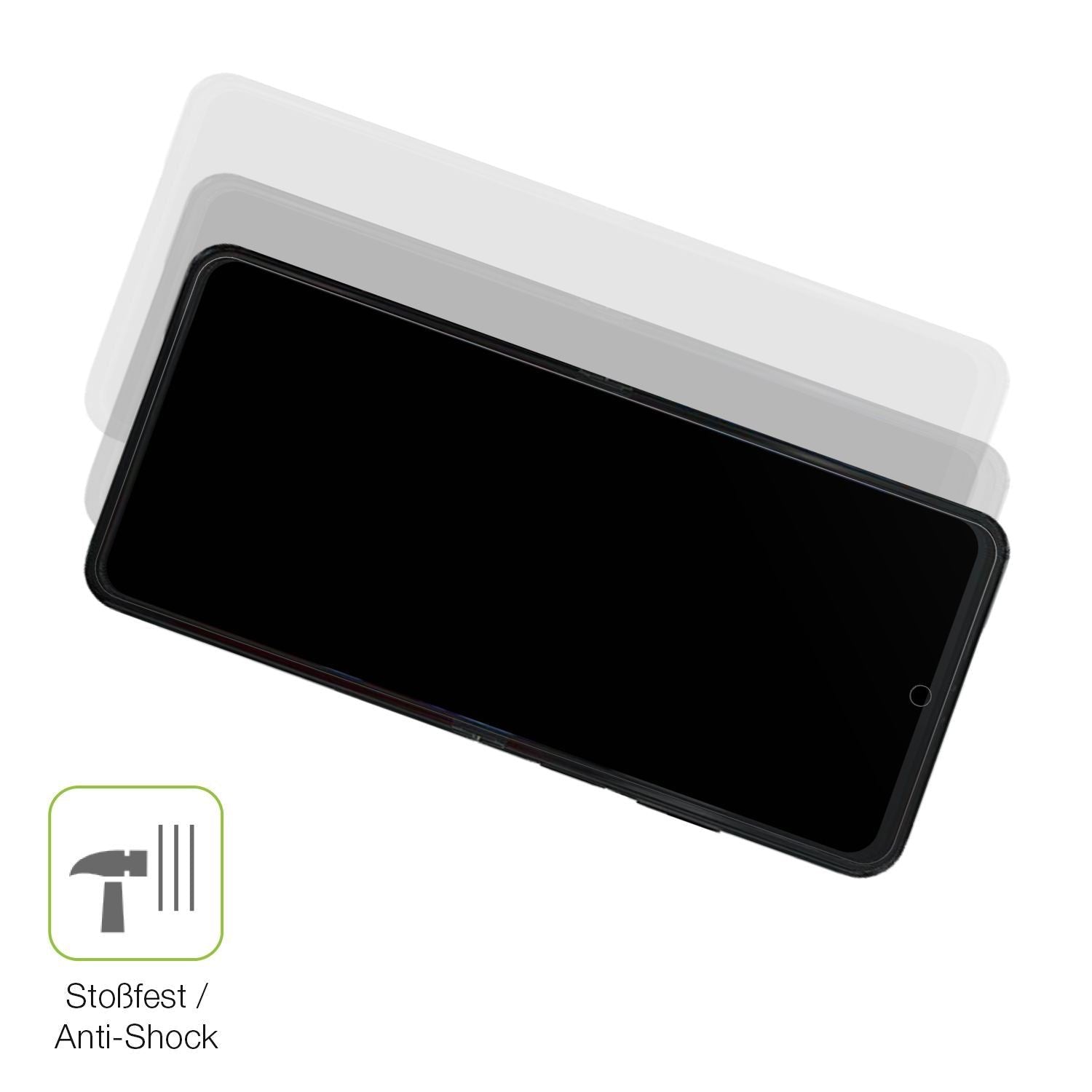 2x Full Cover Schutzfolie matt für ZTE Nubia Flip  (4)