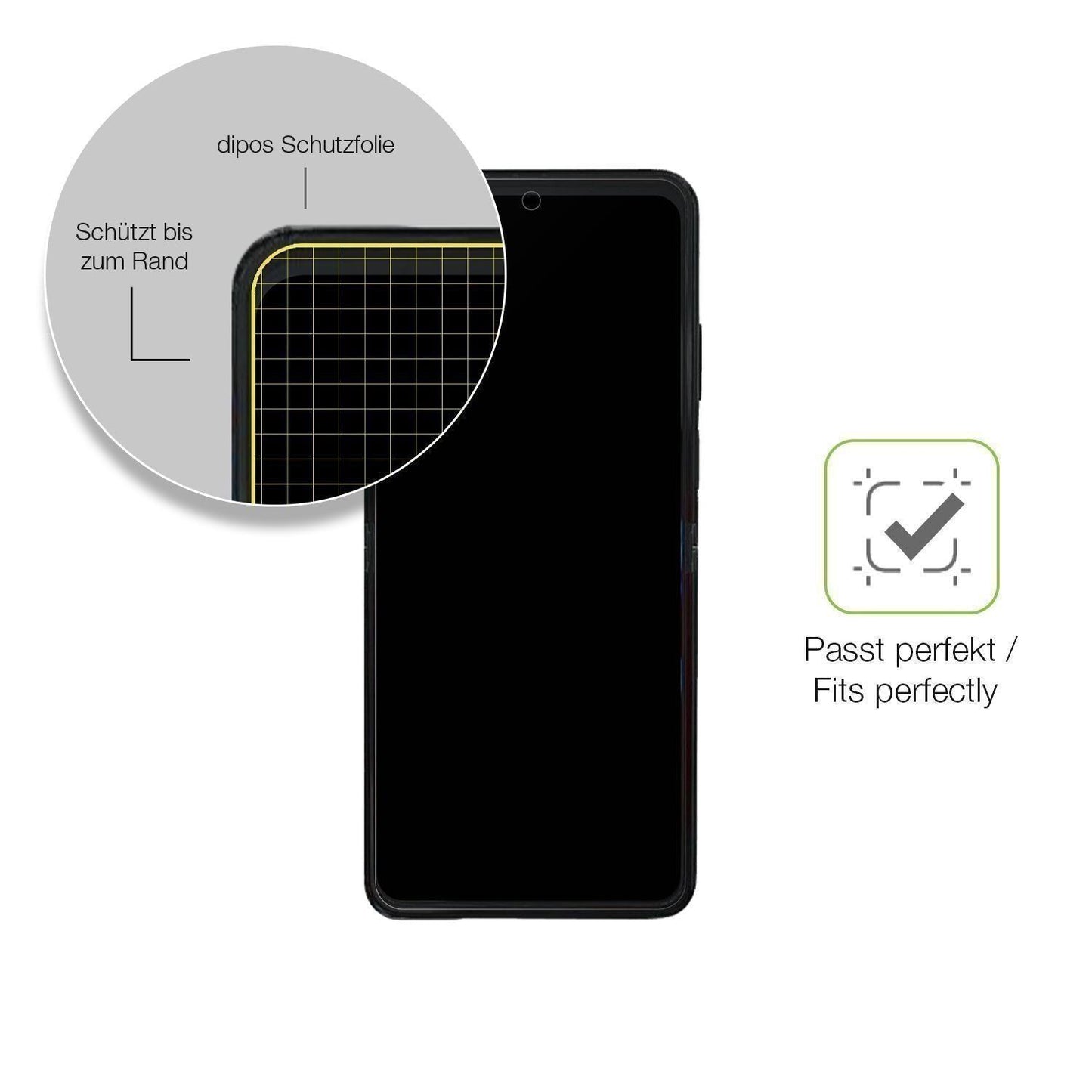 2x Full Cover Schutzfolie matt für ZTE Nubia Flip  (6)