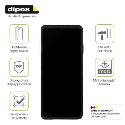 2x Full Cover Schutzfolie matt für ZTE Nubia Flip  (7)