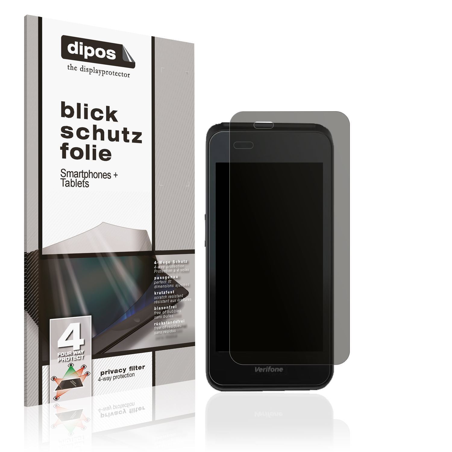 Blickschutzfolie für Verifone Carbon Mobile 5 matt (1)
