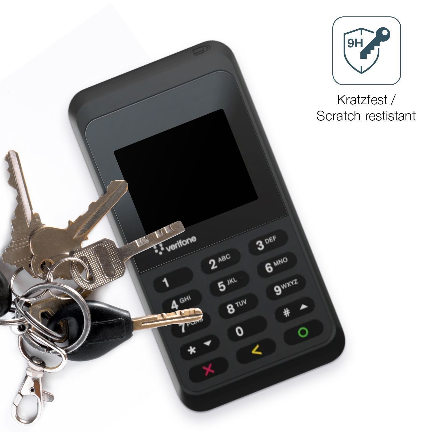 2x 9H Schutzfolie matt für Verifone e235 Panzerfol (3)