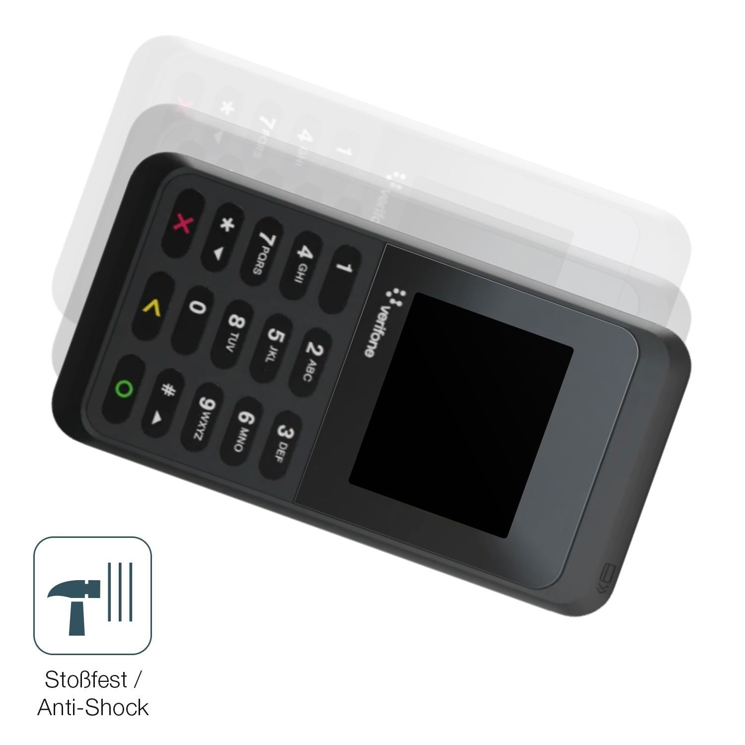 2x 9H Schutzfolie matt für Verifone e235 Panzerfol (4)