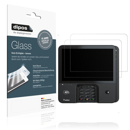 2x 9H Schutzfolie matt für Verifone M450 Panzerfol (1)