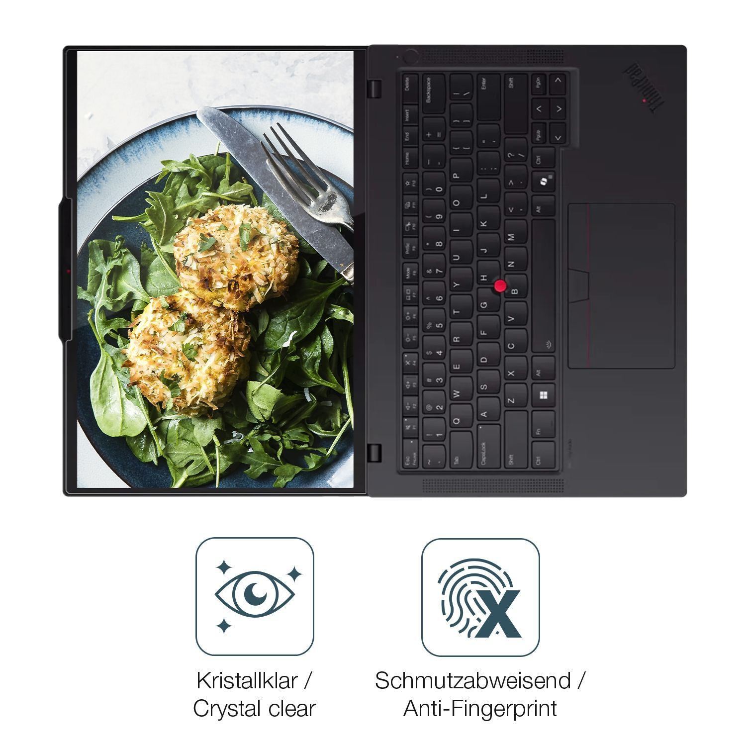2x Schutzfolie klar für Lenovo Campus ThinkPad P14 (4)