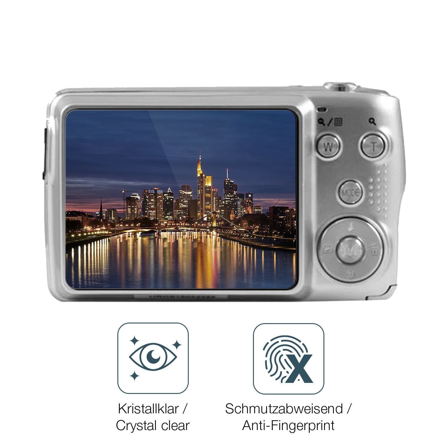 4x Schutzfolie klar für IXNAIQY DC101L-AF Display- (4)