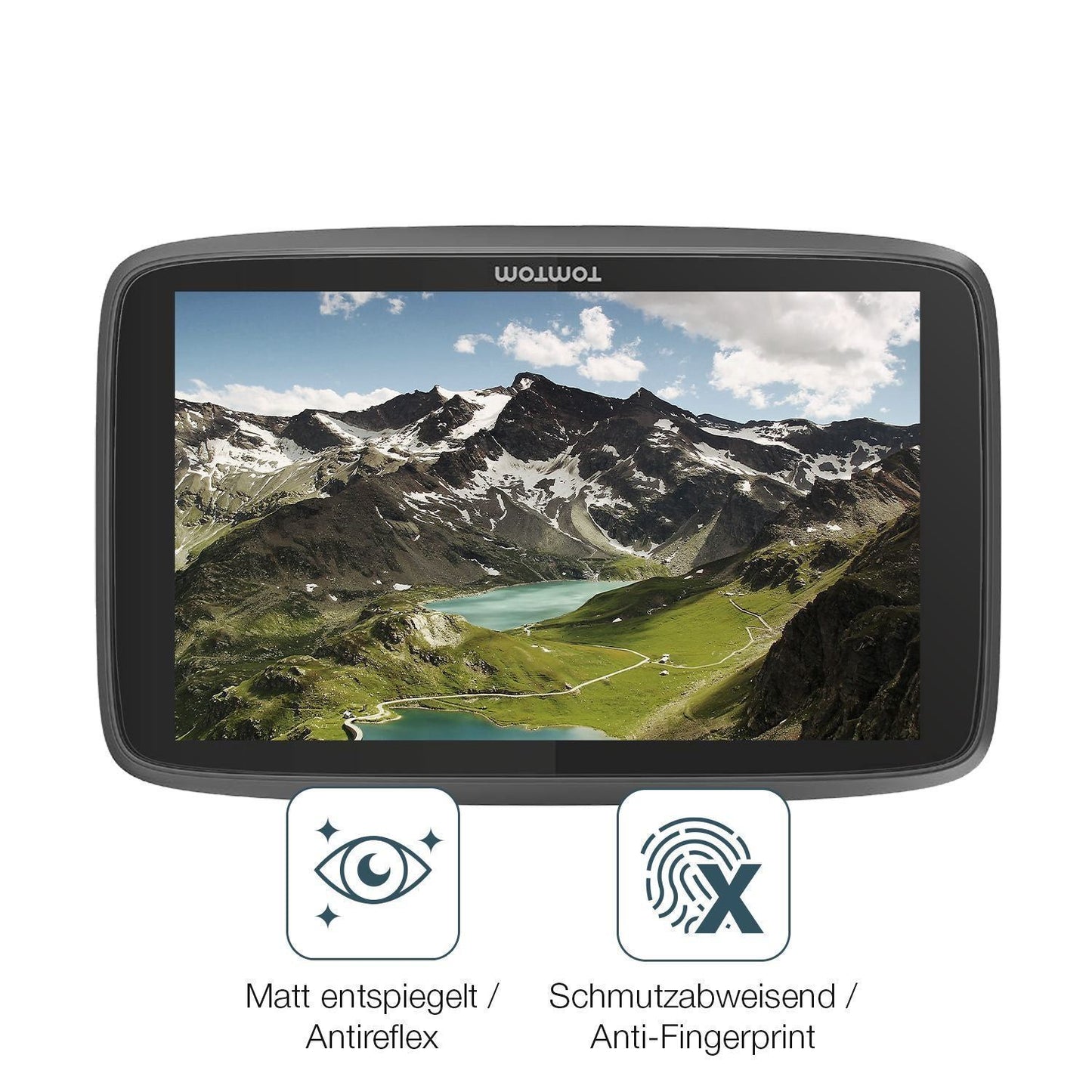 2x Schutzfolie matt für TomTom Go Professional 620 (4)