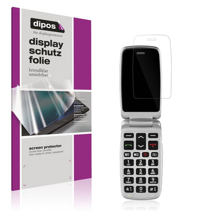 4x Schutzfolie klar für Doro 2820 Display-Schutzfo (1)