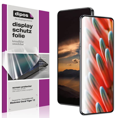 4x Schutzfolie klar für Blackview Oscal Tiger 12 D (1)