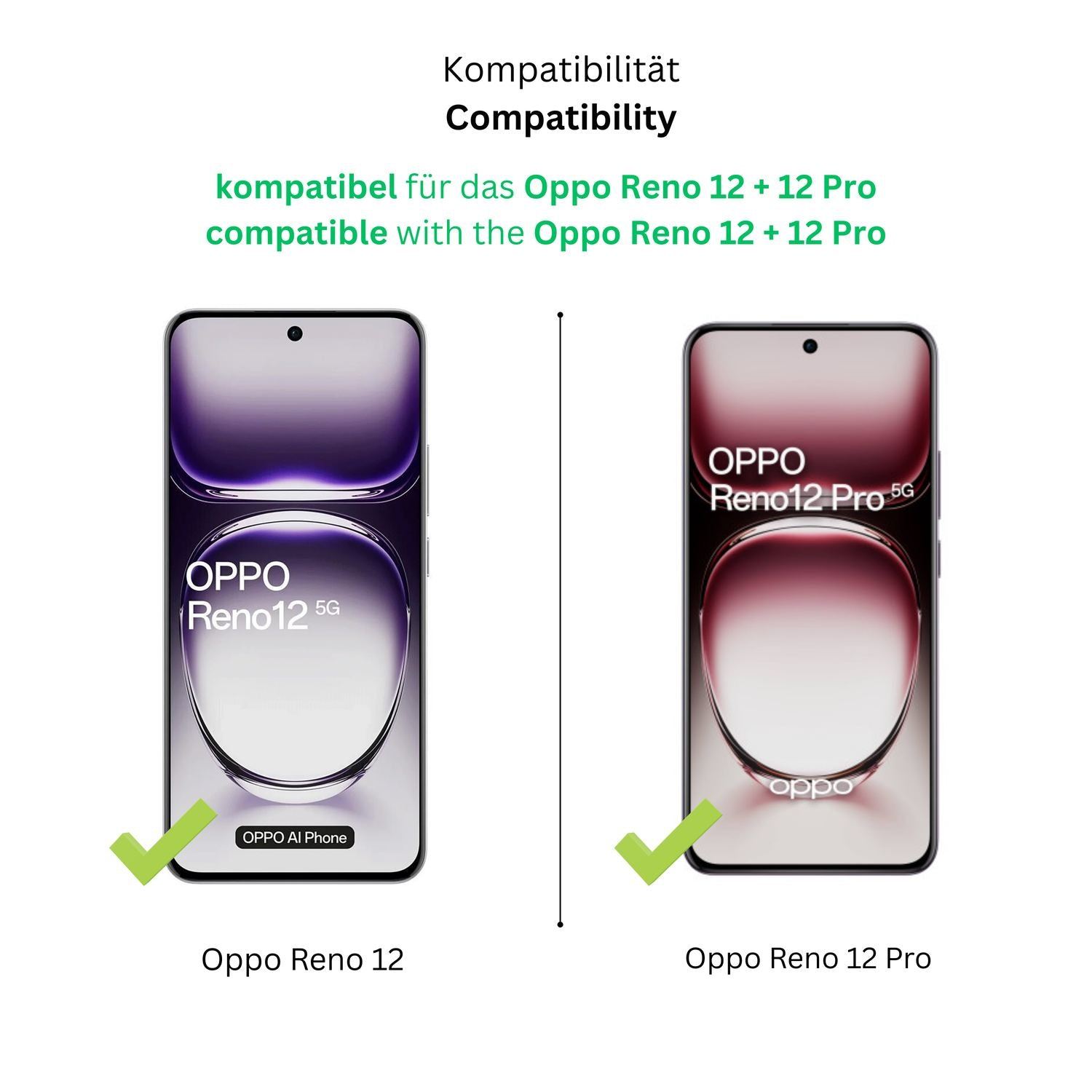 Blickschutzfolie für Oppo Reno 12 matt Schutzfolie (2)