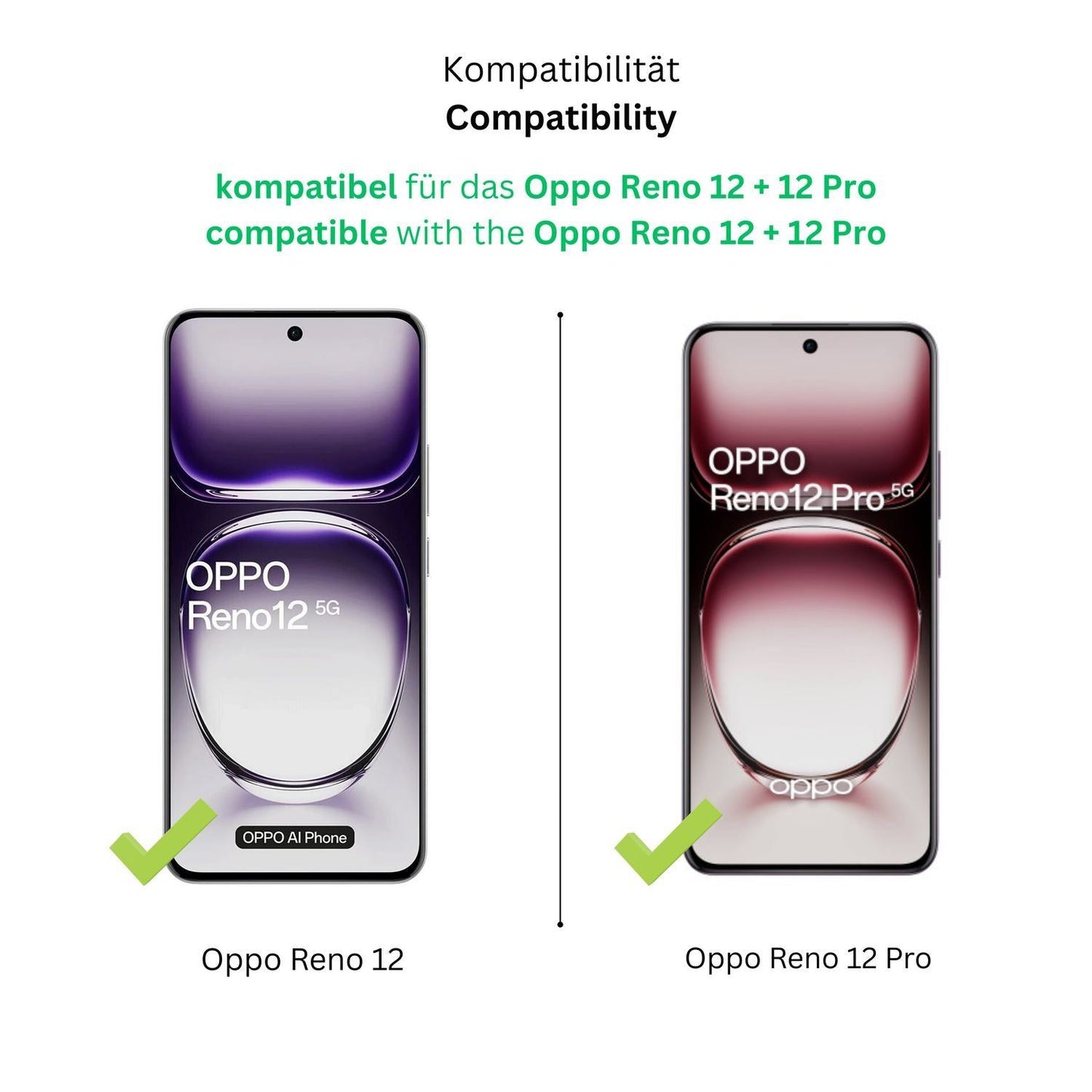 2x 9H Schutzfolie für Oppo Reno 12 Pro Panzerfolie (3)