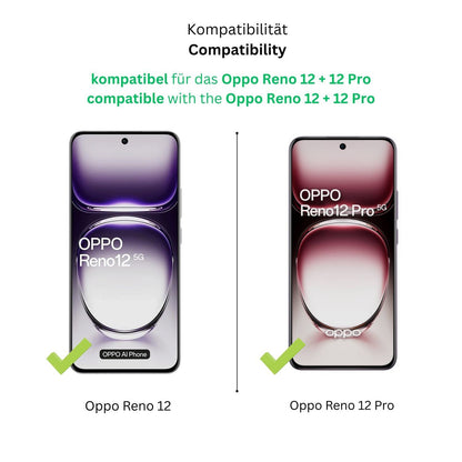 2x 9H Schutzfolie matt für Oppo Reno 12 Pro Panzer (2)