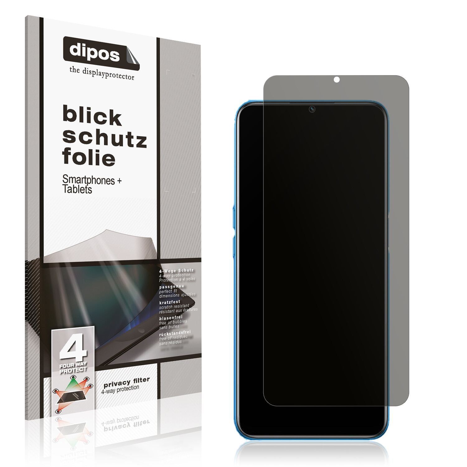 Blickschutzfolie für Realme V11S matt Schutzfolie  (1)