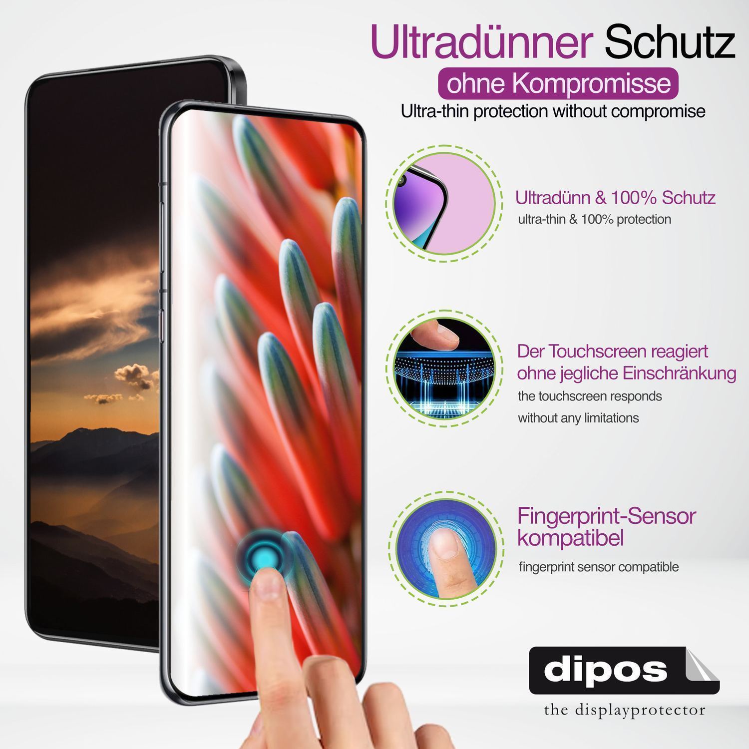 4x Schutzfolie klar für ZTE Nubia Red Magic 9 Pro+ (2)