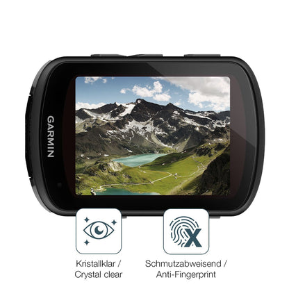 2x Schutzfolie klar für Garmin Edge 540 Solar Disp (4)