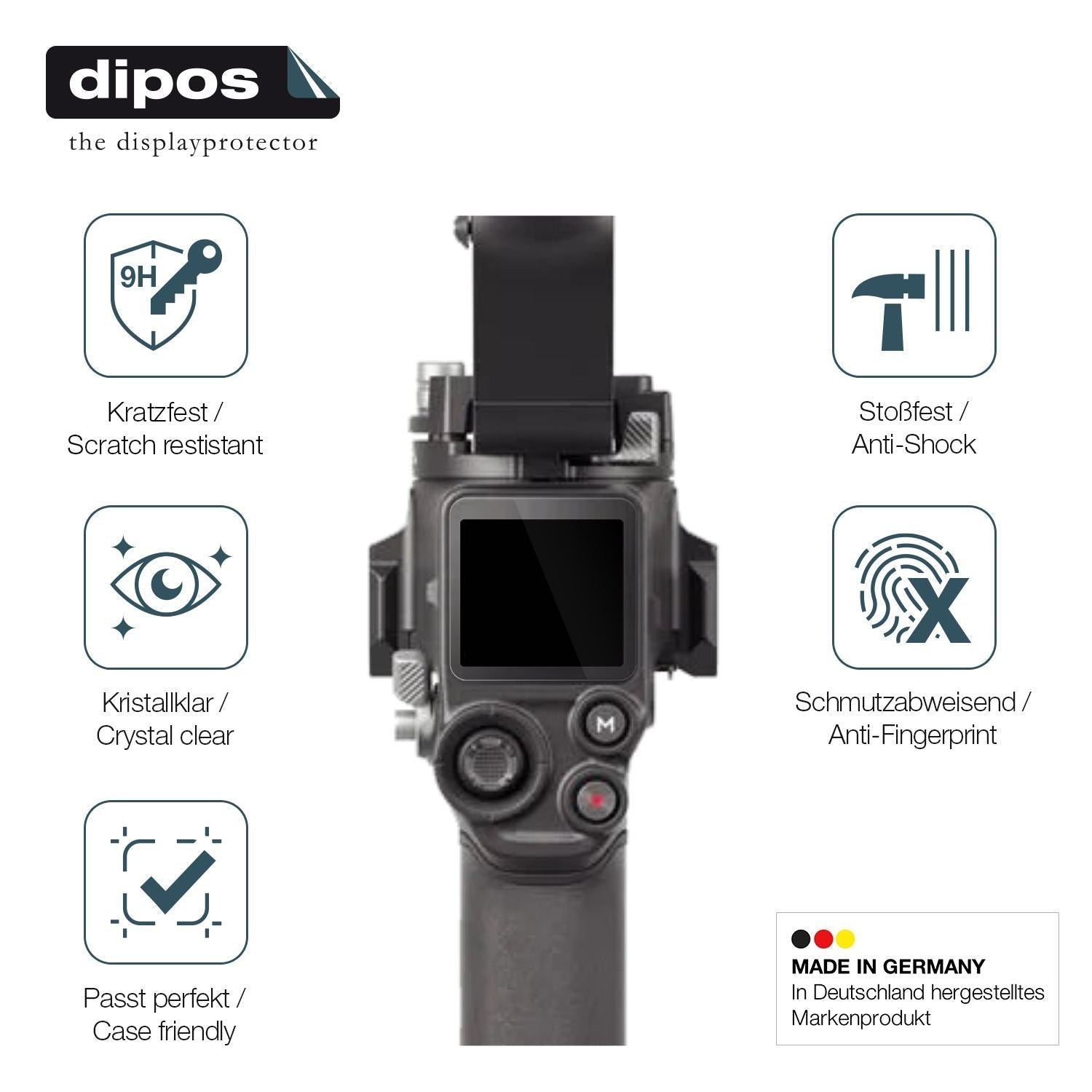 2x 9H Schutzfolie für DJI RS 4 Panzerfolie (7)