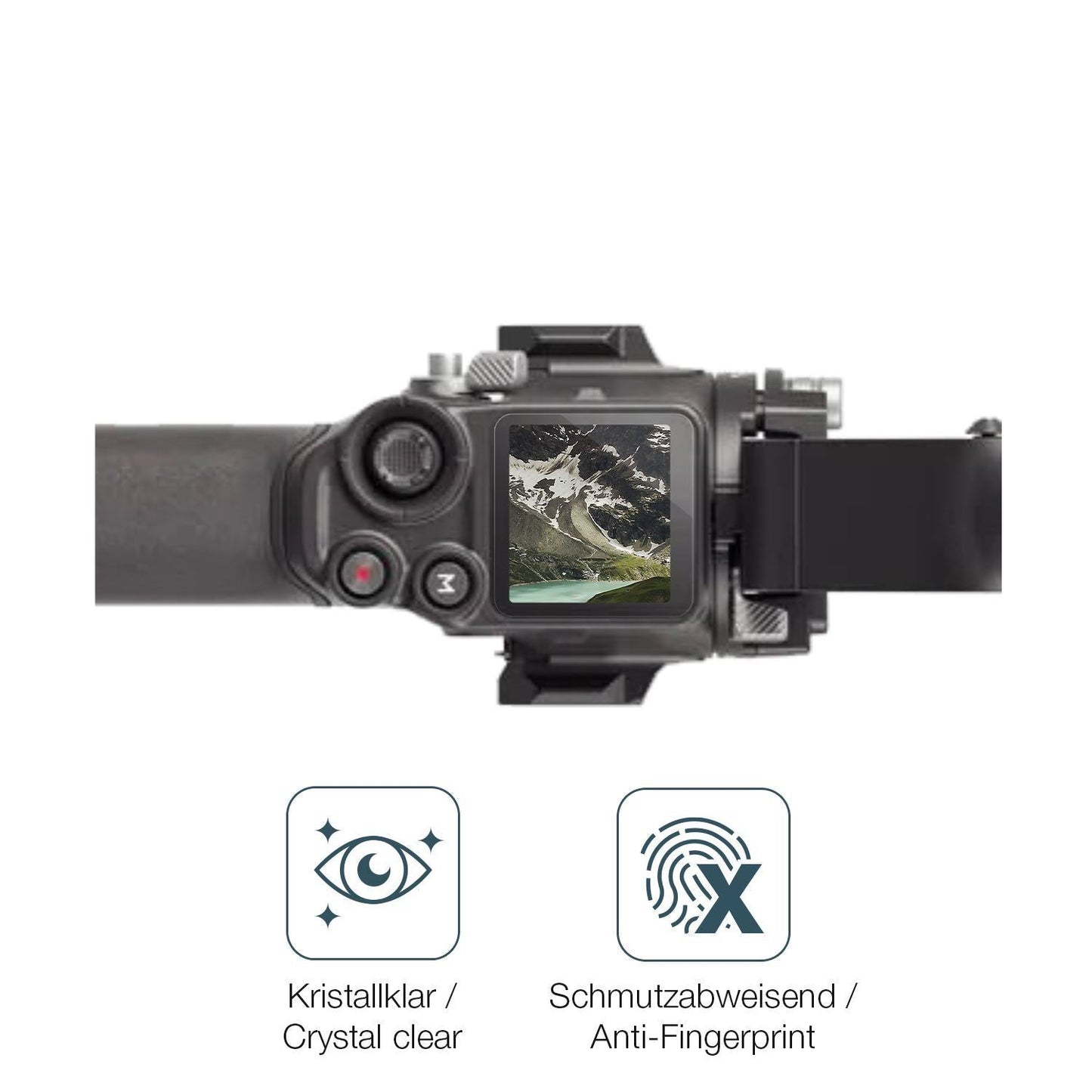 4x Schutzfolie klar für DJI RS 4 Pro Display-Schut (4)