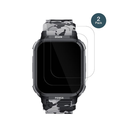 2x 9H Schutzfolie für LEMFO Y10 Smartwatch Panzerf (2)