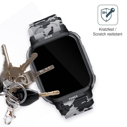 2x 9H Schutzfolie für LEMFO Y10 Smartwatch Panzerf (3)