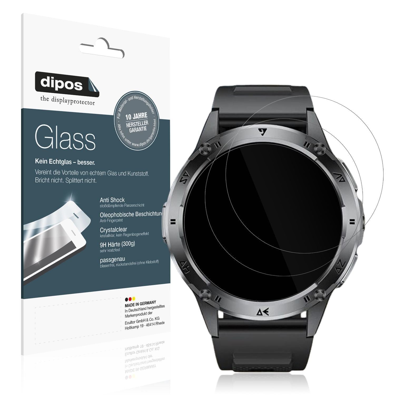 2x 9H Schutzfolie für LIGE EF6 Panzerfolie (1)