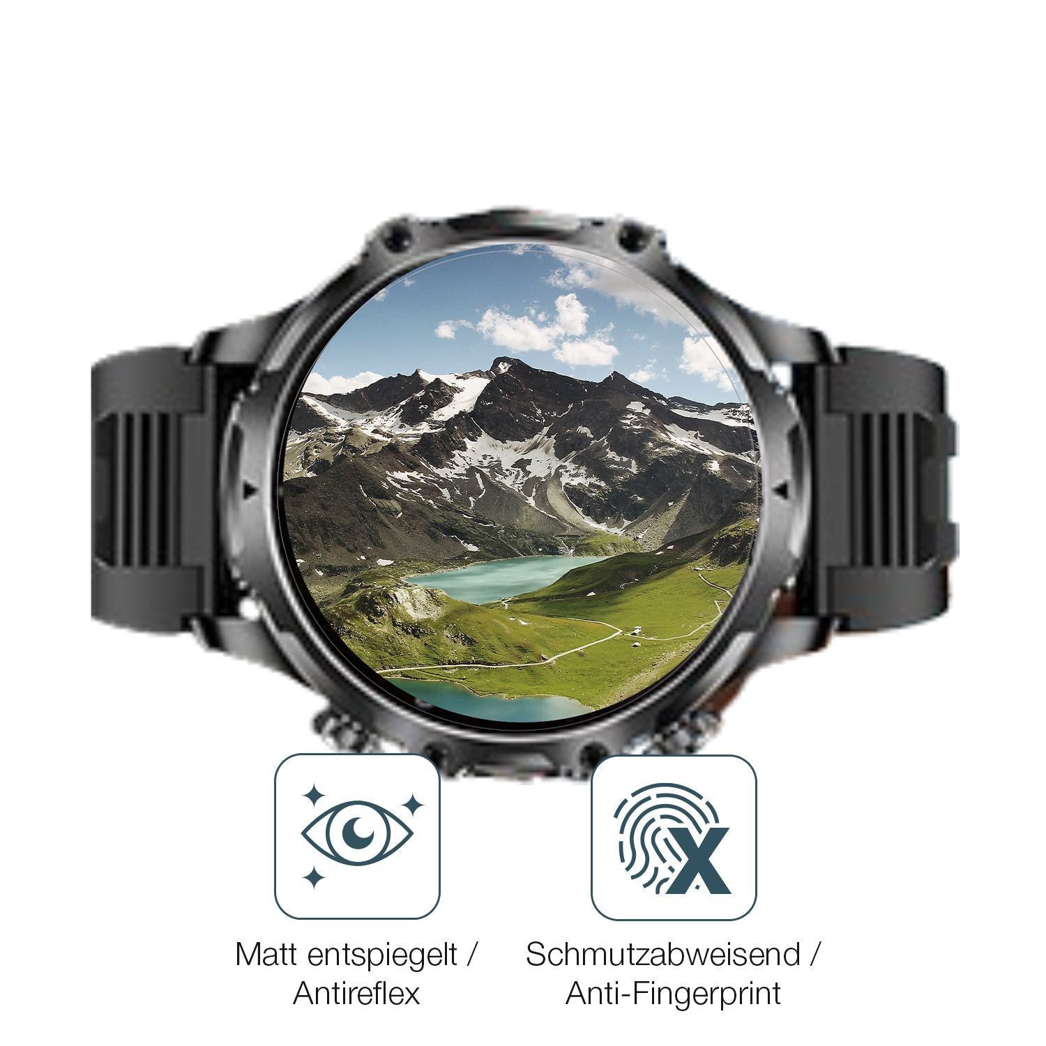 6x Schutzfolie matt für SUNKTA FV15-AA Display-Sch (4)