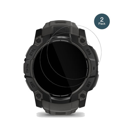 2x 9H Schutzfolie für Garmin Instinct 3 50mm Panze (2)