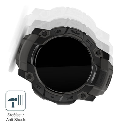 2x 9H Schutzfolie für Garmin Instinct 3 50mm Panze (4)