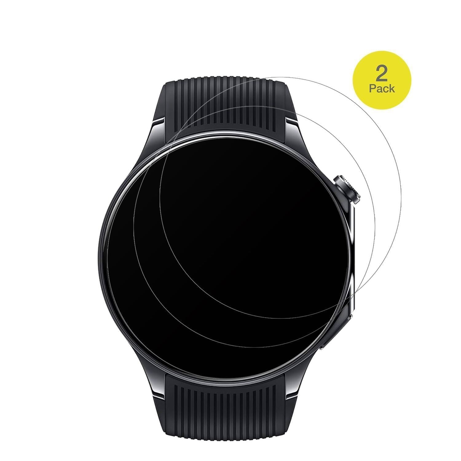 2x Full Cover Schutzfolie matt für OnePlus Watch 3 (2)
