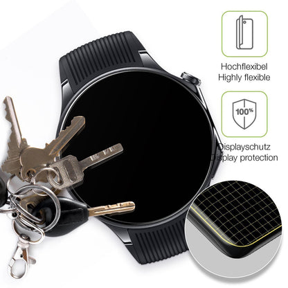 2x Full Cover Schutzfolie matt für OnePlus Watch 3 (3)