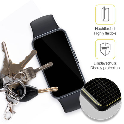2x 3D Full Cover Schutzfolie für Huawei Band 10 (3)