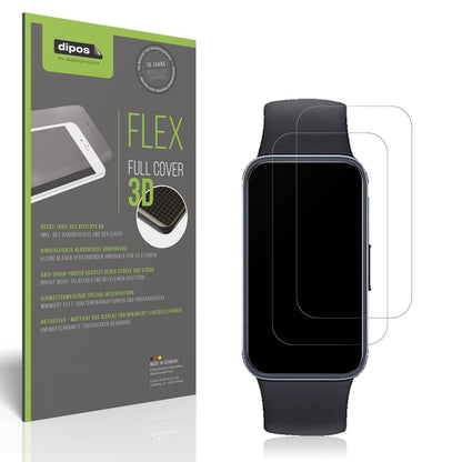 2x Full Cover Schutzfolie matt für Huawei Band 10 (1)