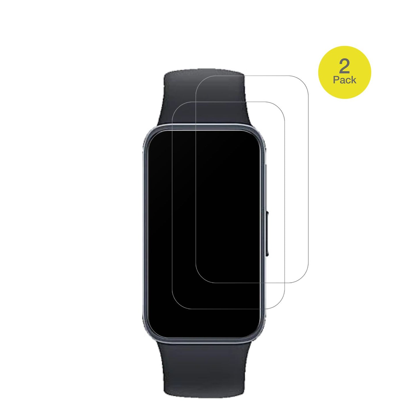 2x Full Cover Schutzfolie matt für Huawei Band 10 (2)