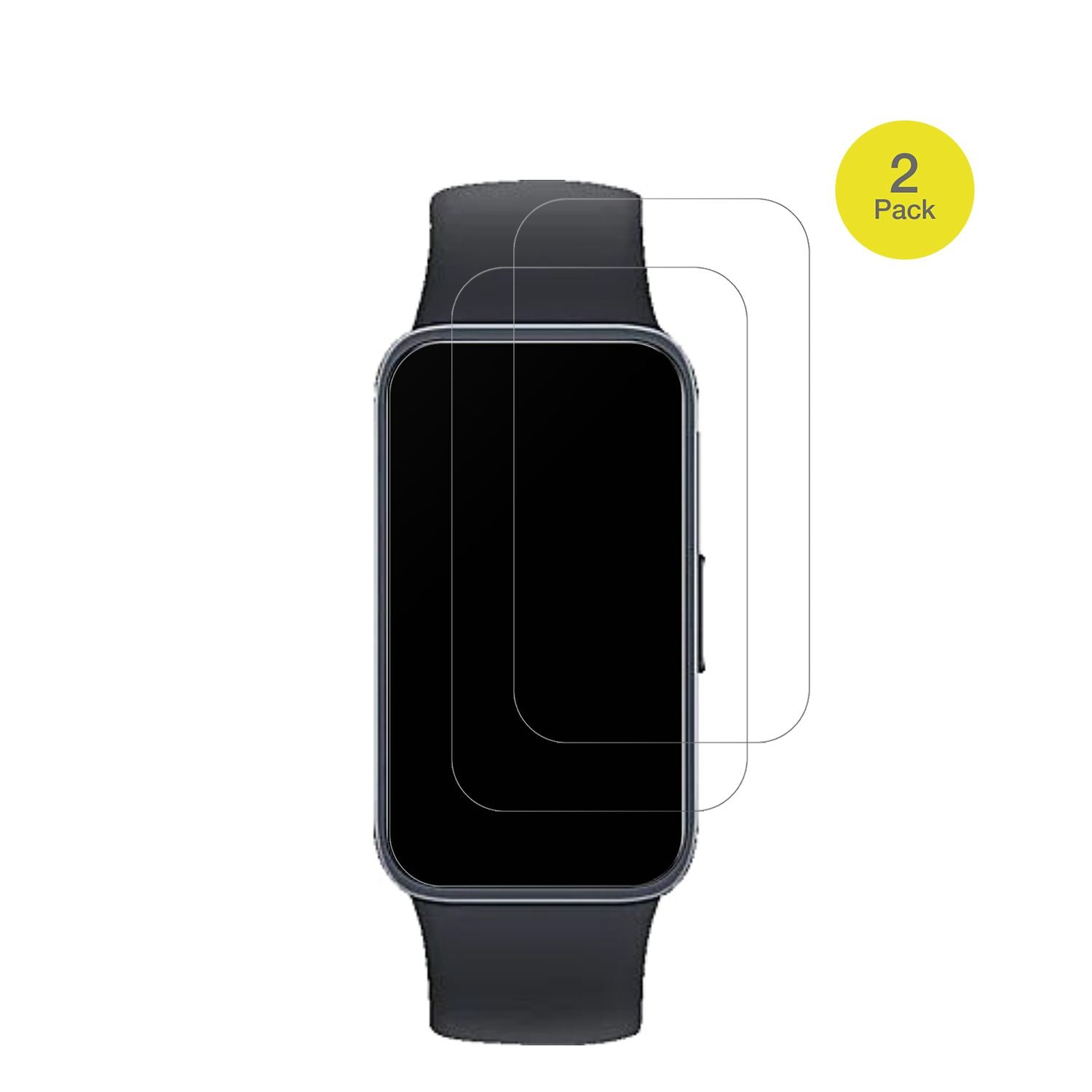 2x Full Cover Schutzfolie matt für Huawei Band 10 (2)