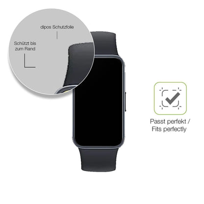 2x Full Cover Schutzfolie matt für Huawei Band 10 (6)