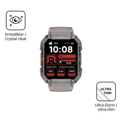 6x Schutzfolie klar für Blackview W60 Smartwatch 2 (4)