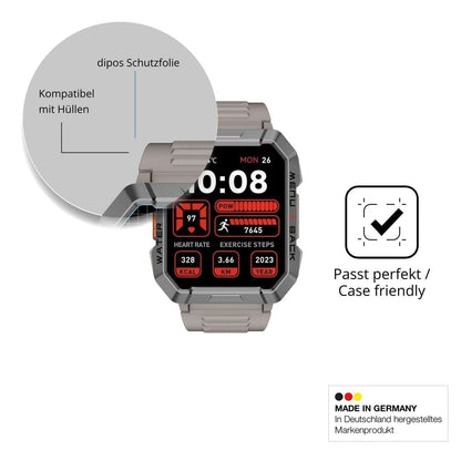 6x Schutzfolie klar für Blackview W60 Smartwatch 2 (6)