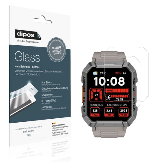 2x 9H Schutzfolie für Blackview W60 Smartwatch 2.0 (1)