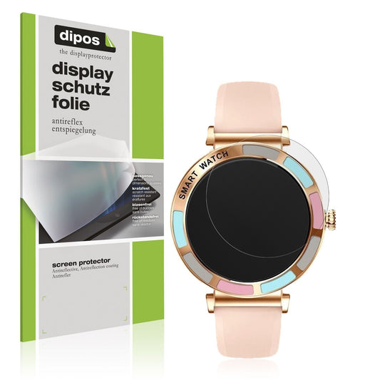6x Schutzfolie matt für Braidol Smartwatch 1.27 Zo (1)