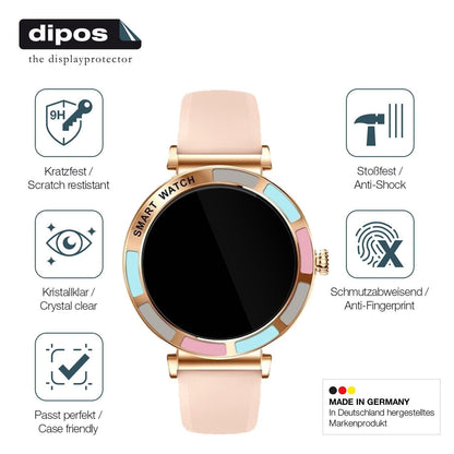2x 9H Schutzfolie für Braidol Smartwatch 1.27 Zoll (7)