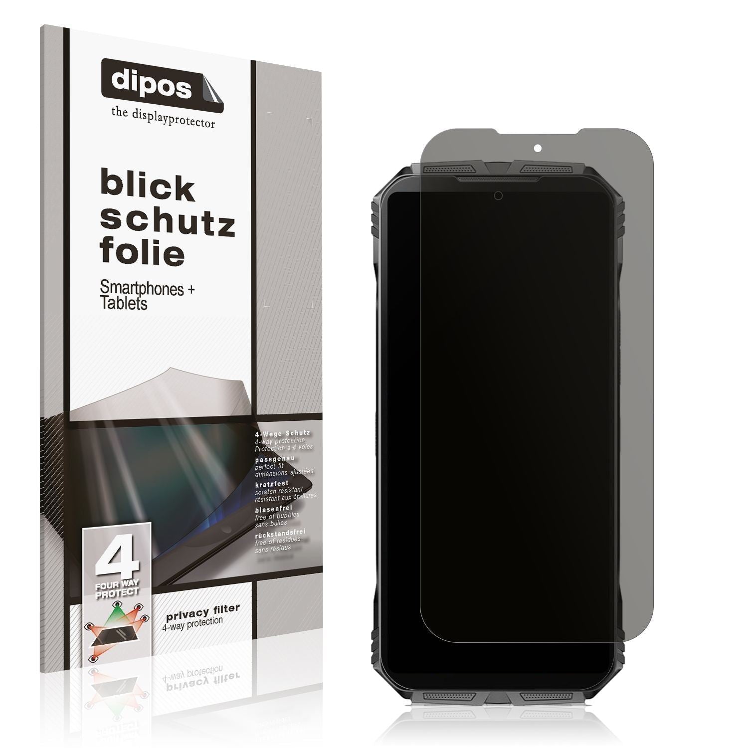 Blickschutzfolie für Doogee V Max Pro matt Schutzf (1)