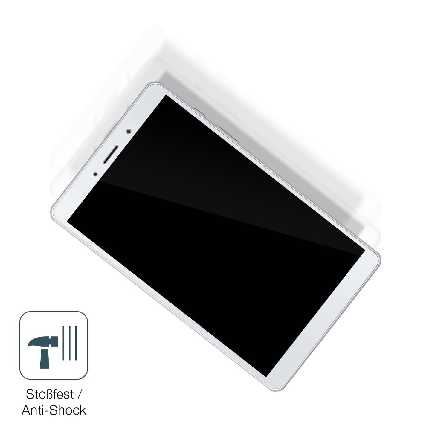 2x 9H Schutzfolie für Samsung Galaxy Tab A8.0 LTE  (4)