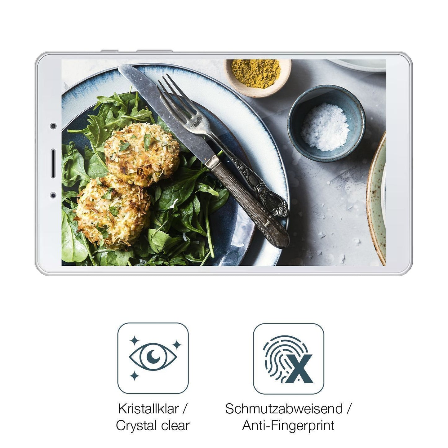 2x 9H Schutzfolie für Samsung Galaxy Tab A8.0 LTE  (5)