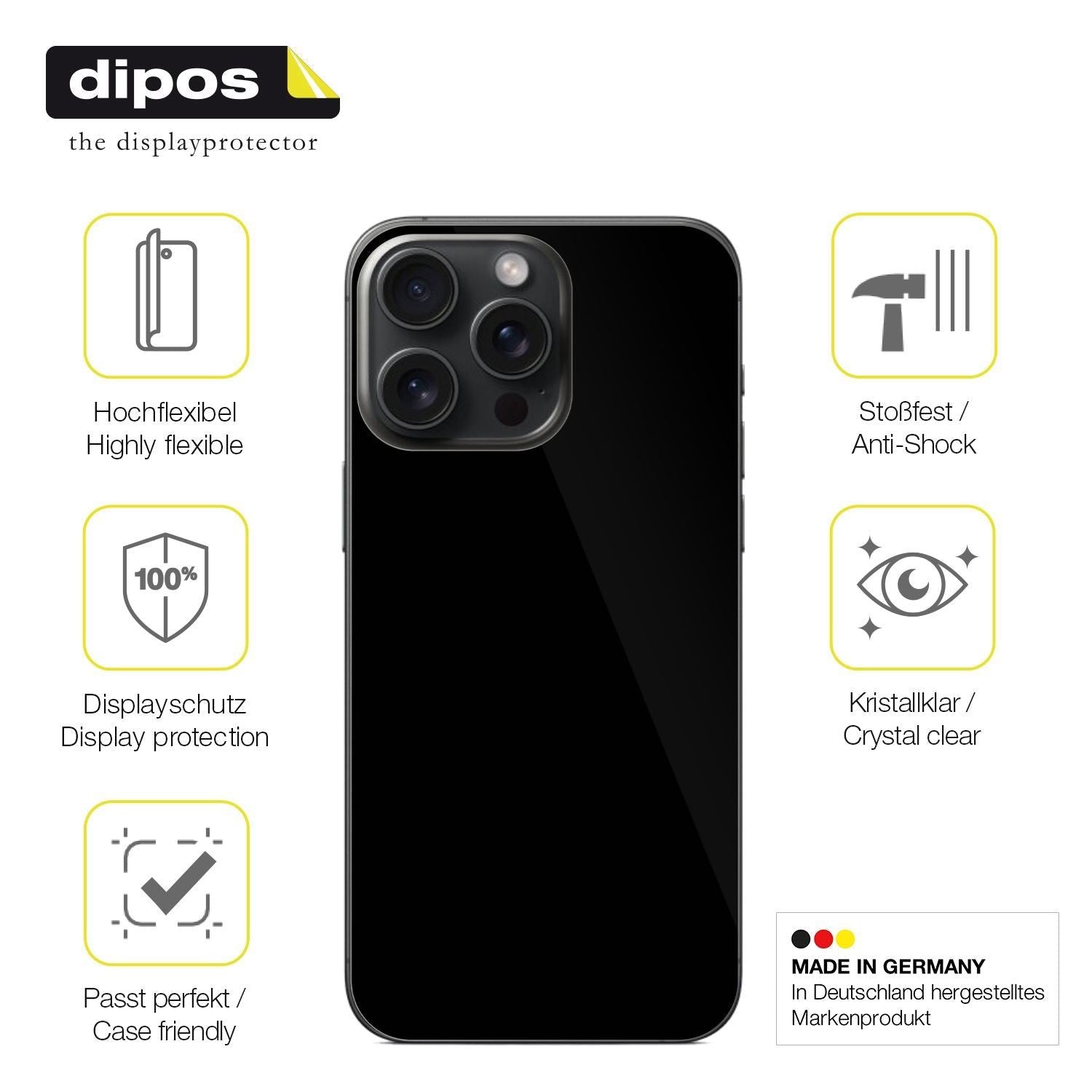 2x 3D Full Cover Schutzfolie für Apple iPhone 16 P (7)