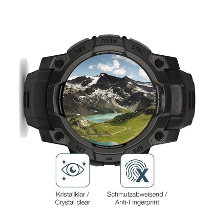 2x 9H Schutzfolie für Garmin Instinct 3 45mm Panze (5)